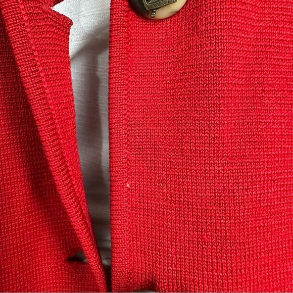 Ralph Lauren Black Label Red Button Front Cardigan Sweater - Picture 16 of 16